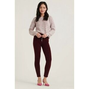 NWT Lucky Brand Bridgette Skinny Corduroy Pants Women's 6/28 Port‎ Royal Jeans